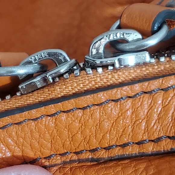 MCM Orange Leather Duffle/Weekender Bag - Picture 11 of 16